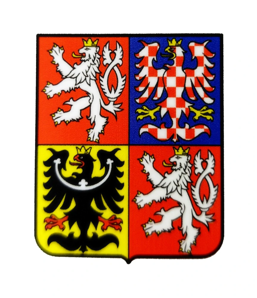 Nažehlovačka velký státní znak ČR mini