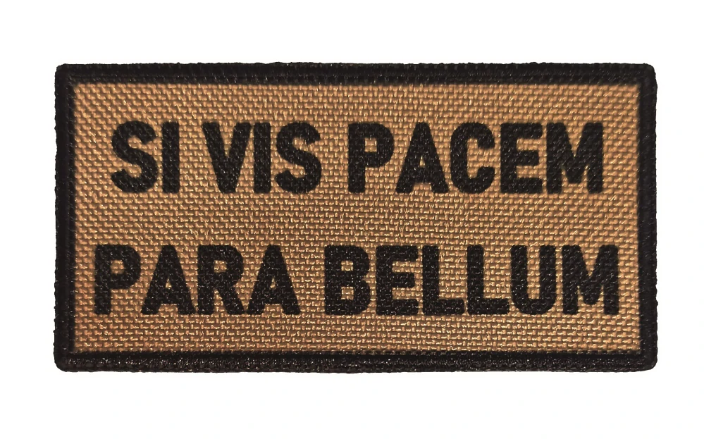 Nášivka SI VIS PACEM PARA BELLUM coyot