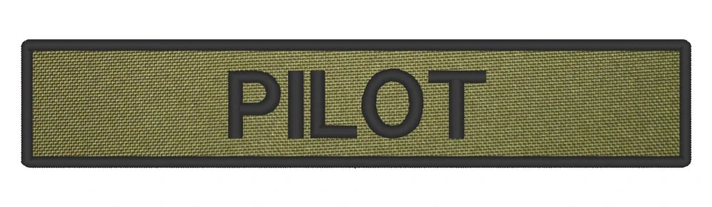 Nášivka PILOT 13 x 2,5 cm 
