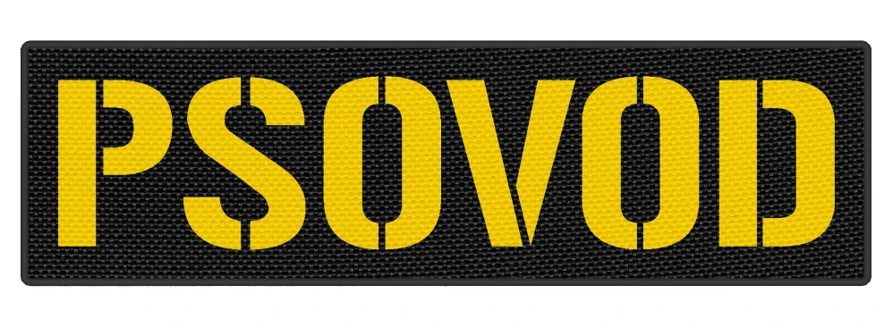 Nášivka PSOVOD 26 x 7,5 cm 