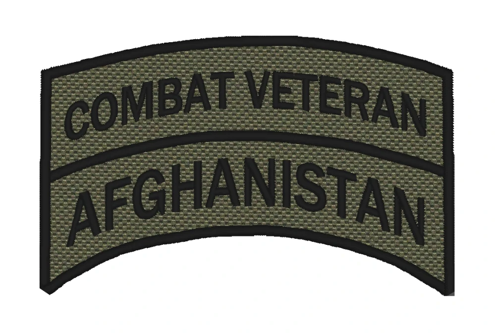 Nášivka COMBAT VETERAN AFGHANISTAN 