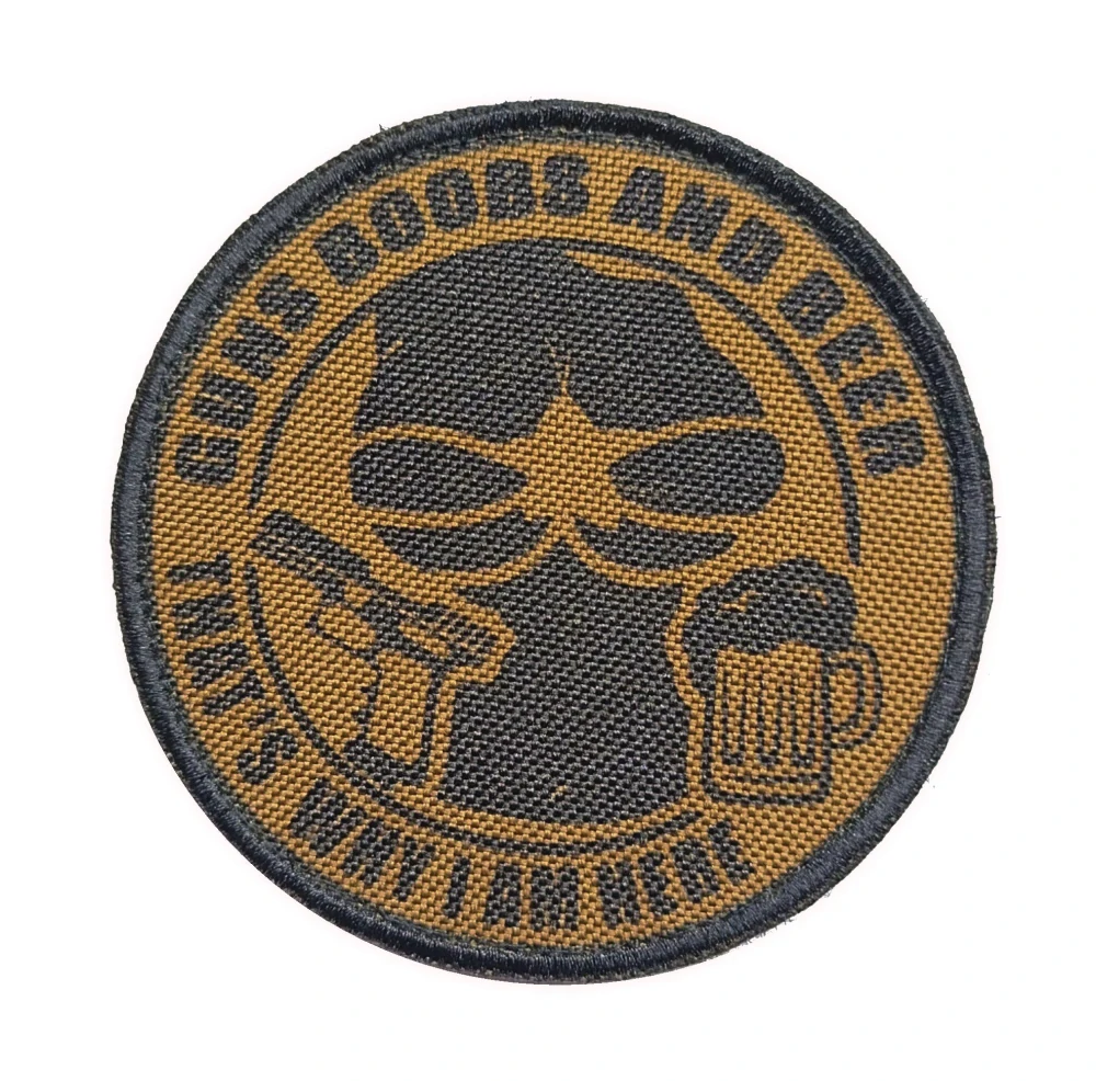 Nášivka Guns bobs and beer 