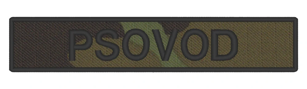 Nášivka PSOVOD 13 x 2,5 cm 
