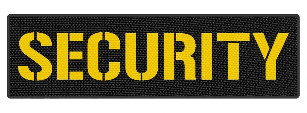 Nášivka SECURITY 26 x 7,5 cm 