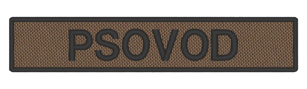 Nášivka PSOVOD 13 x 2,5 cm 