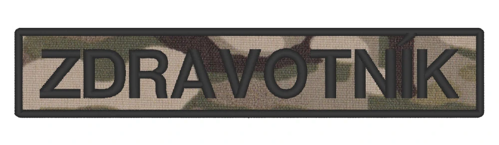 Nášivka ZDRAVOTNÍK 13 x 2,5 cm 