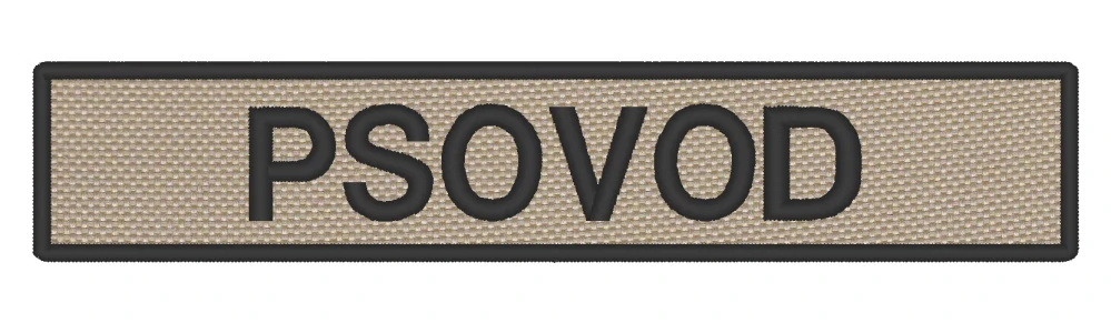 Nášivka PSOVOD 13 x 2,5 cm 