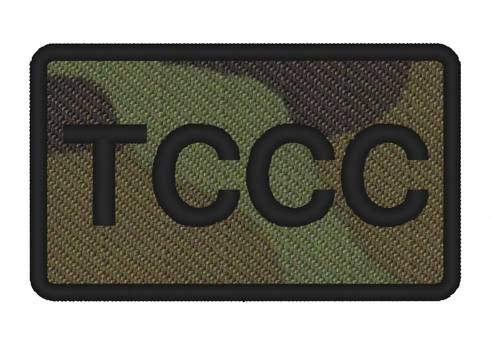 Nášivka TCCC 5 x 3 cm 