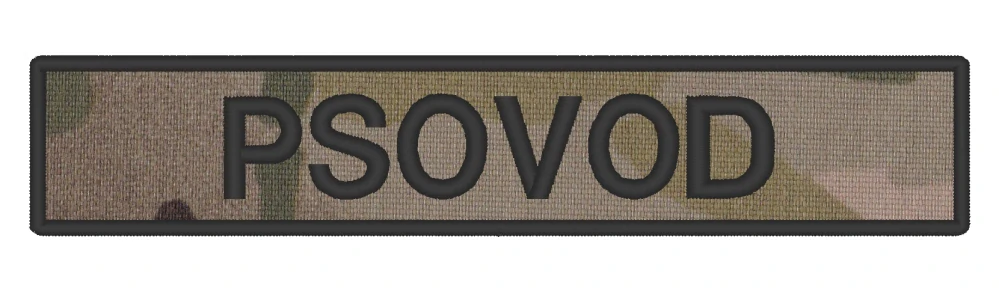 Nášivka PSOVOD 13 x 2,5 cm 