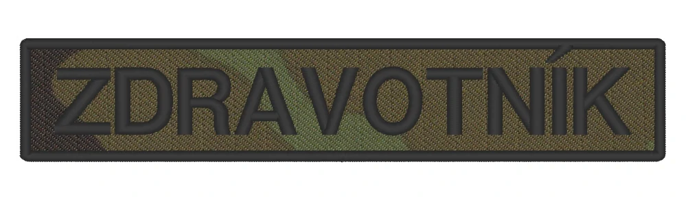 Nášivka ZDRAVOTNÍK 13 x 2,5 cm 