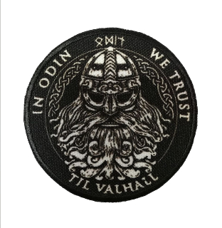 Nášivka IN ODIN WE TRUST TIL VALHALL