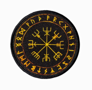 Nášivka Vegvisir žlutý