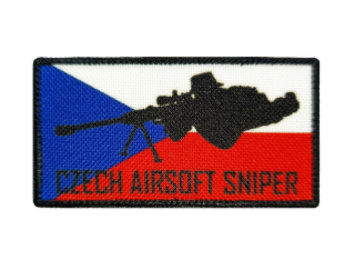 Nášivka vlajka Czech Airsoft Sniper 