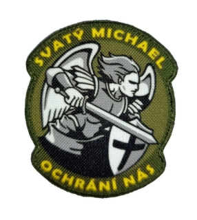 Nášivka Svatý Michael ochrání nás oliv