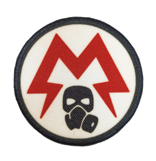 Nášivka Metro bílá