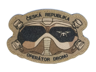 Nášivka Česká republika Operátor dronu pouštní 