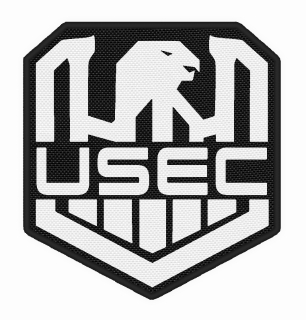 Nášivka erb Escape from Tarkov USEC černá