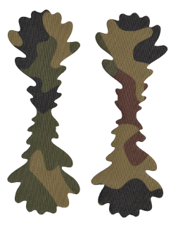 Maskovací list Dub letní 10ks - CAMOGROM