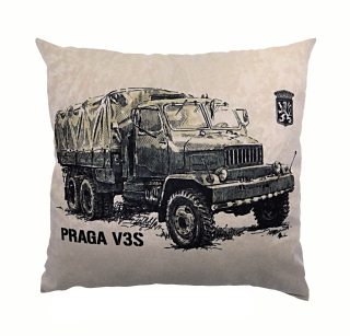 Polštář nákladní automobil Praga V3S valník pouštní