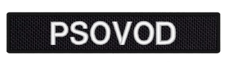 Nášivka PSOVOD 13 x 2,5 cm 