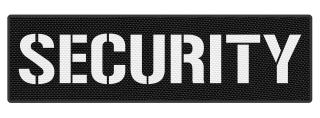 Nášivka SECURITY 26 x 7,5 cm 