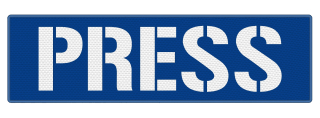 Nášivka PRESS 26 x 7,5 cm 