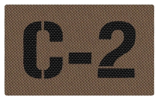 Nášivka CALL SIGN 8 x 5 cm 