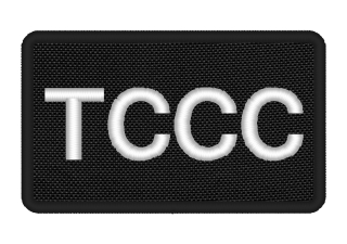 Nášivka TCCC 5 x 3 cm 