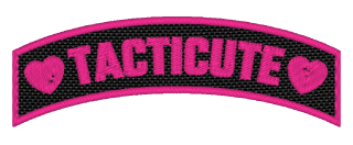 Nášivka TACTICUTE růžová