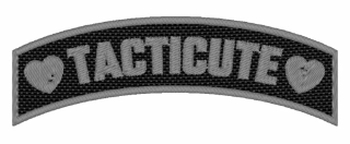 Nášivka TACTICUTE šedá