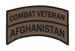 Nášivka COMBAT VETERAN AFGHANISTAN 