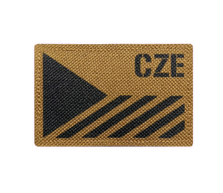 Nášivka bez obšívky vlajka ČR IR CZE coyot
