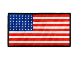 Nášivka vlajka USA černý okraj